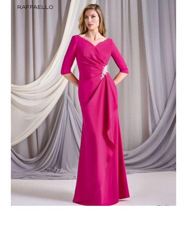 Vestido Largo Drapeado Raffaello | Jayme Shop