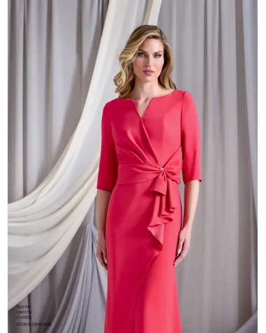 Vestido Largo Drapeado Raffaello | Jayme Shop