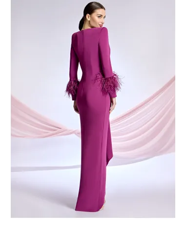 Vestido Largo Drapeado Esthefan | Jayme Shop