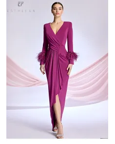 Vestido Largo Drapeado Esthefan | Jayme Shop