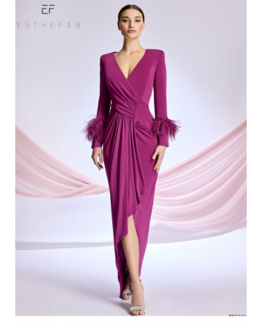 Vestido Largo Drapeado Esthefan | Jayme Shop