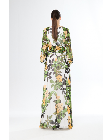 Vestido Largo Estampado Carla Ruiz | Jayme Shop