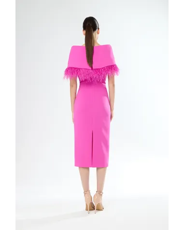 Vestido Midi Bardot Carla Ruiz | Jayme Shop