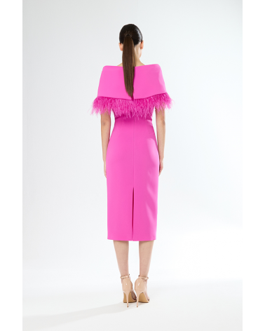 Vestido Midi Bardot Carla Ruiz | Jayme Shop