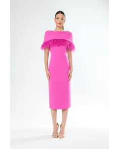 Vestido Midi Bardot Carla Ruiz | Jayme Shop