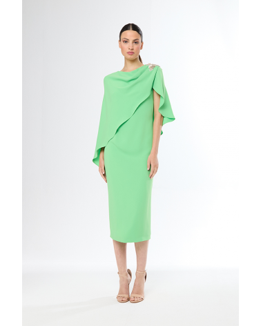 Vestido con Capa Carla Ruiz | Jayme Shop