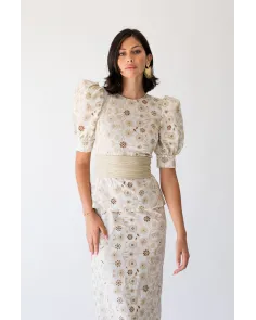 Vestido Brocado Blanca Martín | Jayme Shop 2