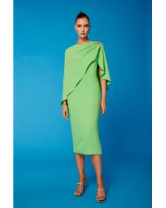 Vestido con Capa Carla Ruiz | Jayme Shop