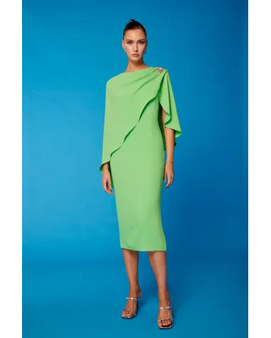 Vestido con Capa Carla Ruiz | Jayme Shop