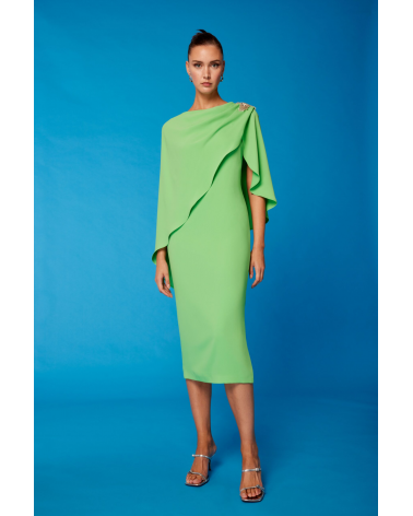 Vestido con Capa Carla Ruiz | Jayme Shop