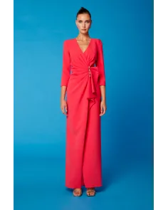 Vestido Largo Drapeado Carla Ruiz | Jayme Shop 2