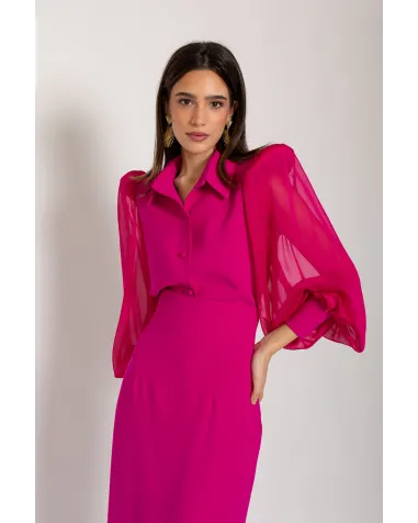 Conjunto Camisa y Falda Blanca Martín | Jayme Shop