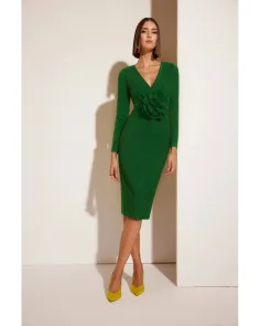 Vestido Corto Amarillo Carla Ruiz | Jayme Shop