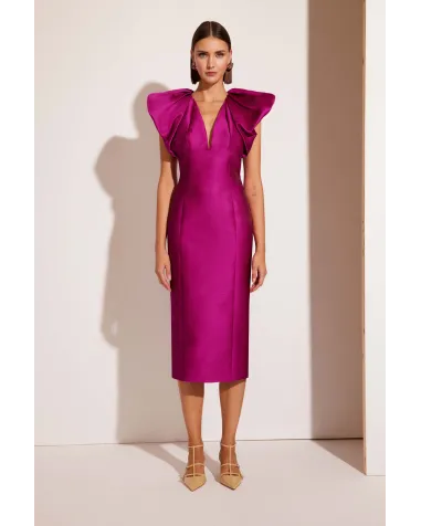 Vestido Midi Aletas Carla Ruiz | Jayme Shop