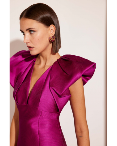 Vestido Midi Aletas Carla Ruiz | Jayme Shop