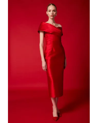 Vestido Asimétrico Carla Ruiz | Jayme Shop