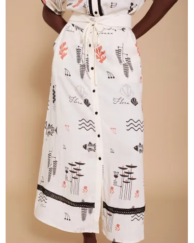 Falda Estampada Meisïe | Jayme Shop