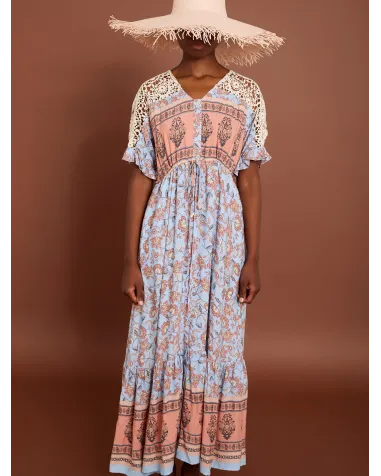 Vestido Largo con Encaje Meisïe | Jayme Shop