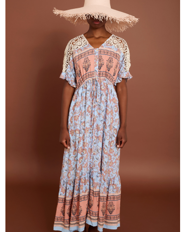 Vestido Largo con Encaje Meisïe | Jayme Shop