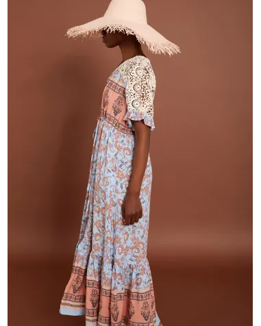 Vestido Largo con Encaje Meisïe | Jayme Shop