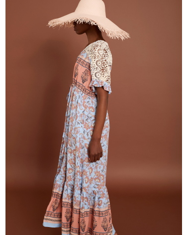 Vestido Largo con Encaje Meisïe | Jayme Shop