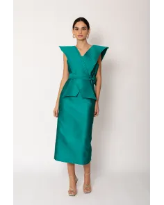 Vestido Efecto Cruzado Blanca Martín | Jayme Shop 2