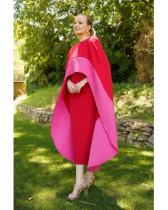 Vestido Con Capa Anna Moon | Jayme Shop