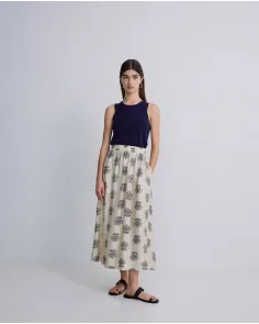Falda Midi Estampada Yerse| Jayme Shop 2
