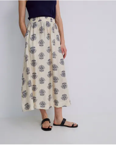 Falda Midi Estampada Yerse| Jayme Shop