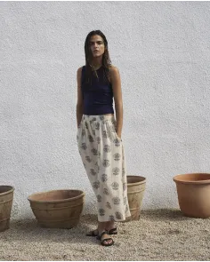 Falda Midi Estampada Yerse| Jayme Shop