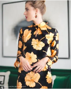 Vestido Corto Seda Cherubina | Jayme Shop 2