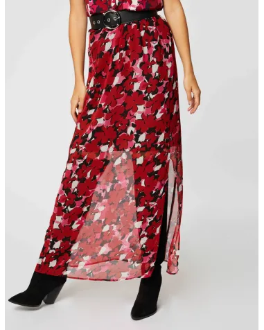 Falda Larga Estampada Morgan | Jayme Shop