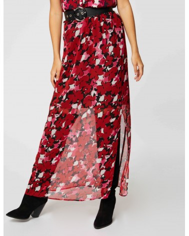 Falda Larga Estampada Morgan | Jayme Shop