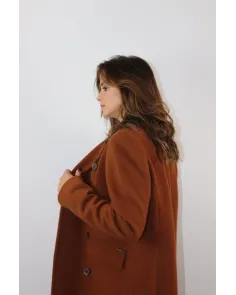 Abrigo de Paño Castaña Oky | Jayme Shop 2