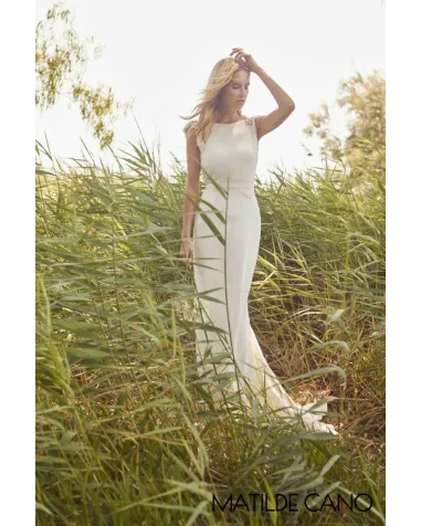 Vestido de Novia Con Apliques Joya Matilde Cano | Jayme Shop
