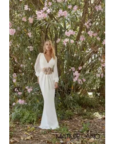 Vestido de Novia Mangas Globo Matilde Cano | Jayme Shop