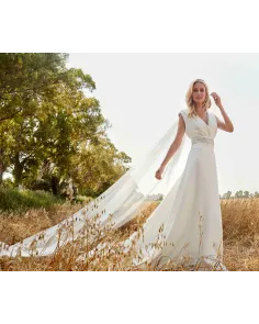 Vestido de Novia Con Escote en V Matilde Cano | Jayme Shop