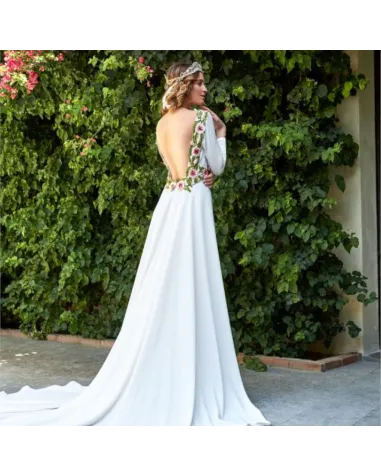 Vestido de Novia Espalda Baja Matilde Cano | Jayme Shop