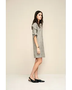 Vestido Corto Cuadros Oky-Coky | Jayme Shop