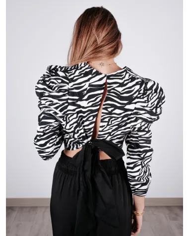 Top Cebra con Lazada en Espalda Mironcé | Jayme Shop