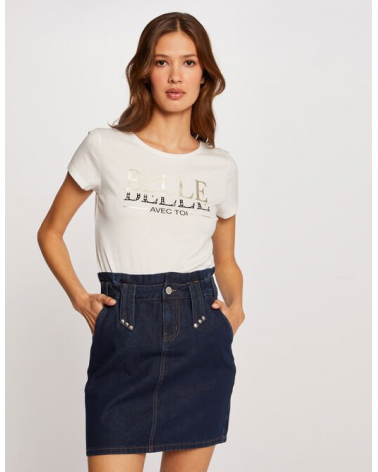 Falda Corta Vaquera Morgan | Jayme Shop