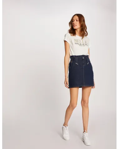 Falda Corta Vaquera Morgan | Jayme Shop