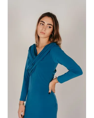 Vestido Corto Punto de Seda Panambi | Jayme Shop