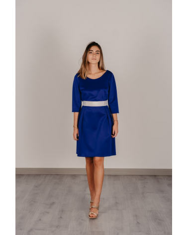 Vestido con Espalda de Encaje Máss Matilde Cano | Jayme Shop