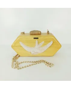Clutch Madera Hexagonal Mibúh | Jayme Shop