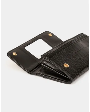 Cartera Efecto Piel del Cocodrilo Morgan | Jayme Shop