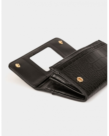 Cartera Efecto Piel del Cocodrilo Morgan | Jayme Shop