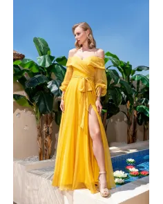 Vestido Largo en Gasa For Costume | Jayme Shop