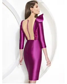 Vestido Mikado con Lentejuela Esthefan | Jayme Shop 2