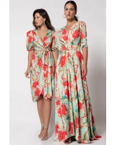 Vestido Corto Estampado Cruzado Máss Matilde Cano | Jayme Shop 2